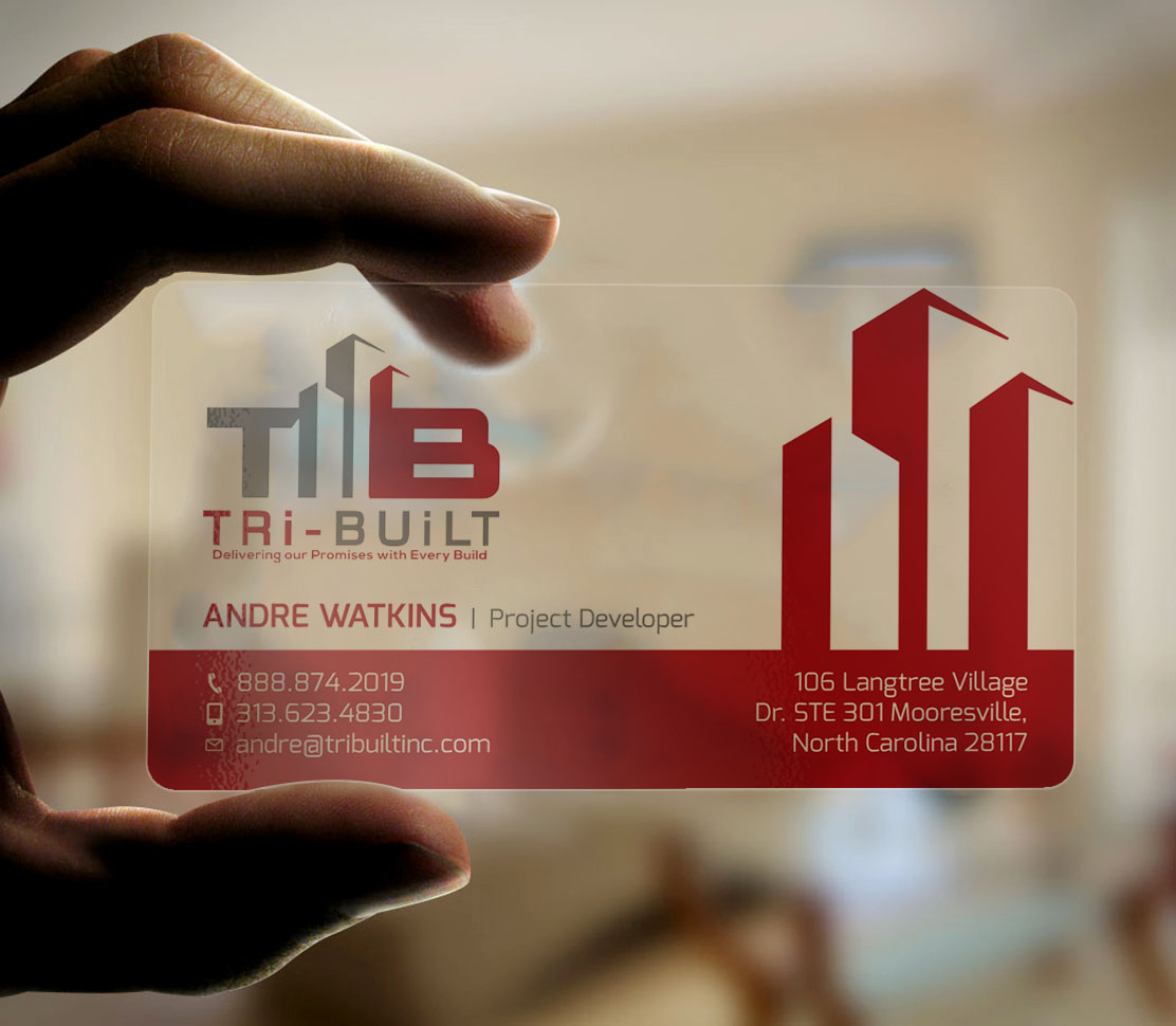 transparent Business card 3