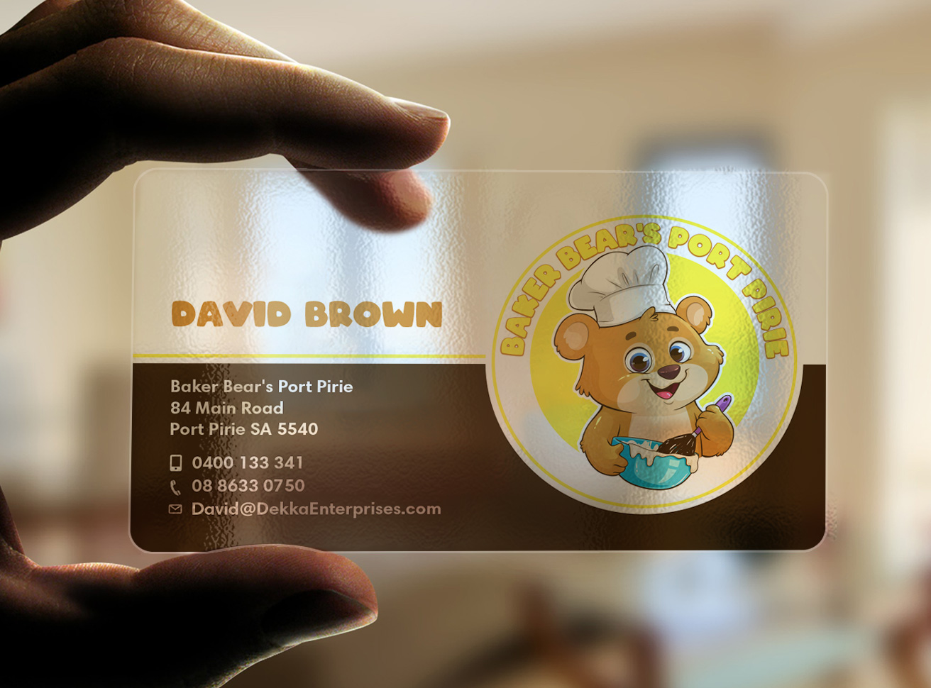 transparent Business card 4
